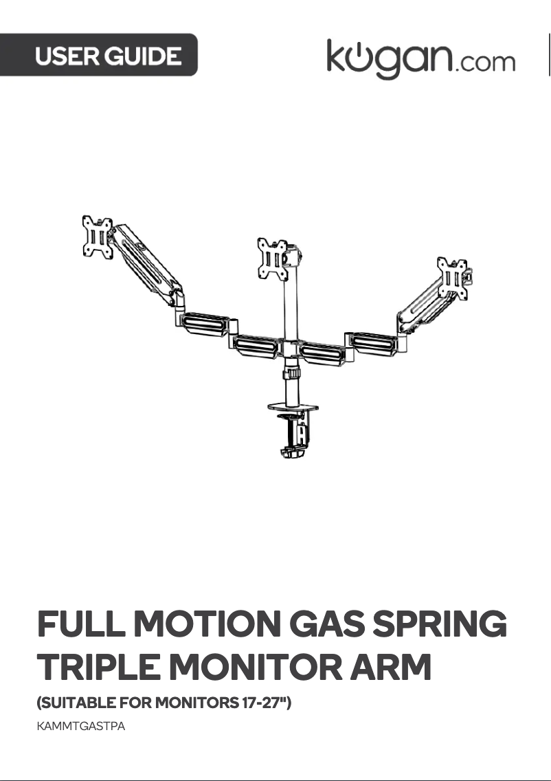 Page 1 de la notice Manuel utilisateur Kogan KAMMTGASTPA
