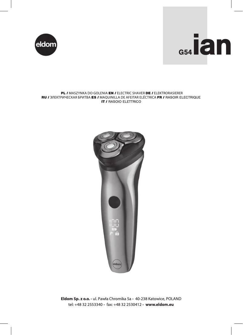 Image de la première page du manuel de l'appareil IAN G54