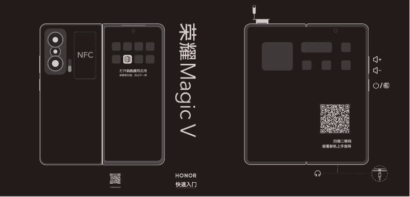 Page 1 de la notice Manuel utilisateur Honor Magic V