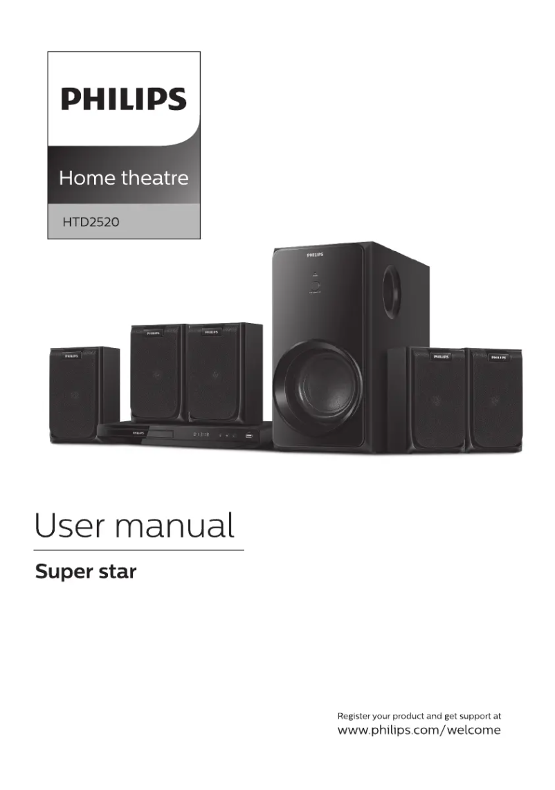 Image de la première page du manuel de l'appareil HTD2520