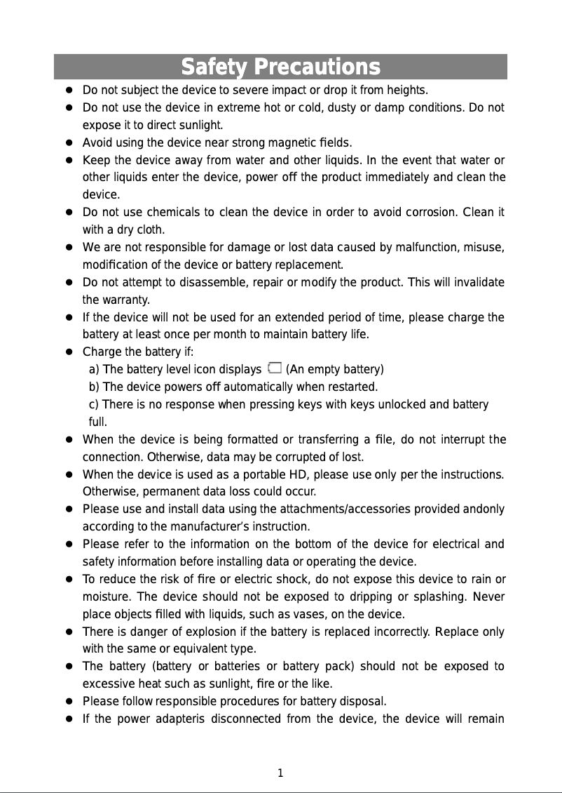 Page 1 de la notice Manuel utilisateur Nextbook 2