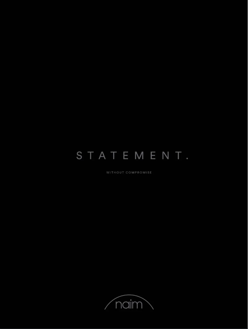 Image de la première page du manuel de l'appareil STATEMENT