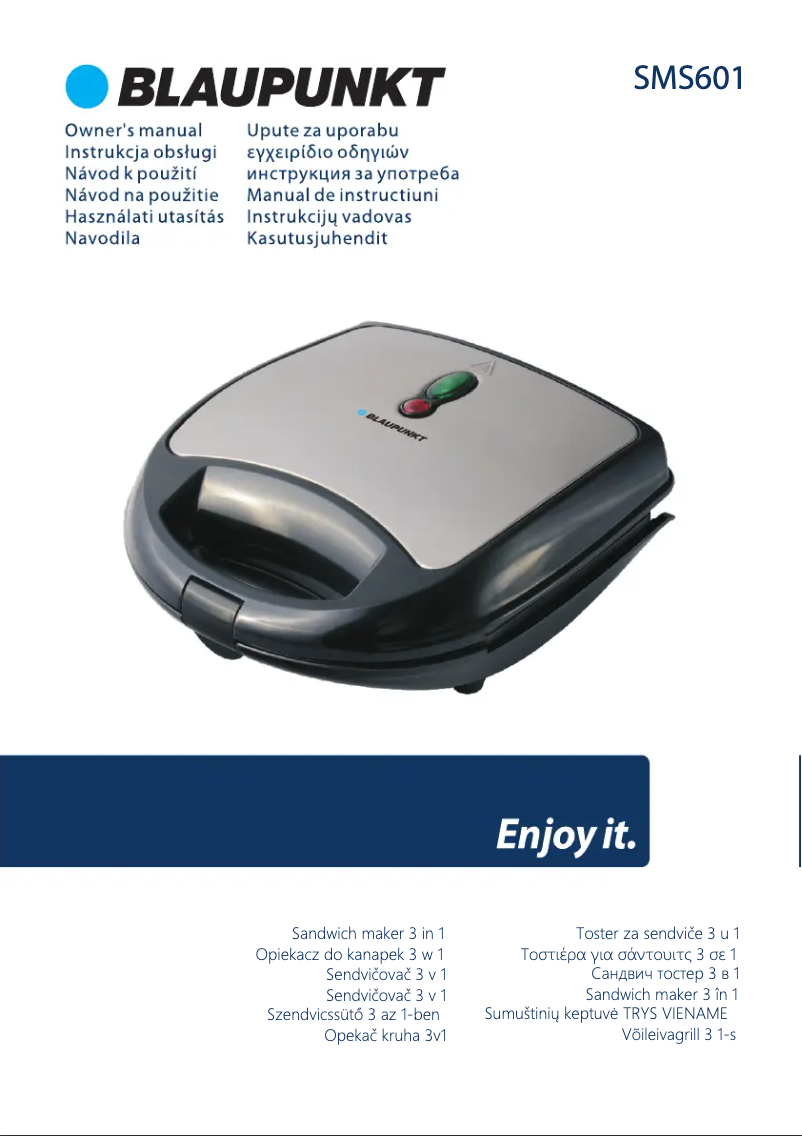 Page n°1 - Manuel utilisateur Blaupunkt SMS601