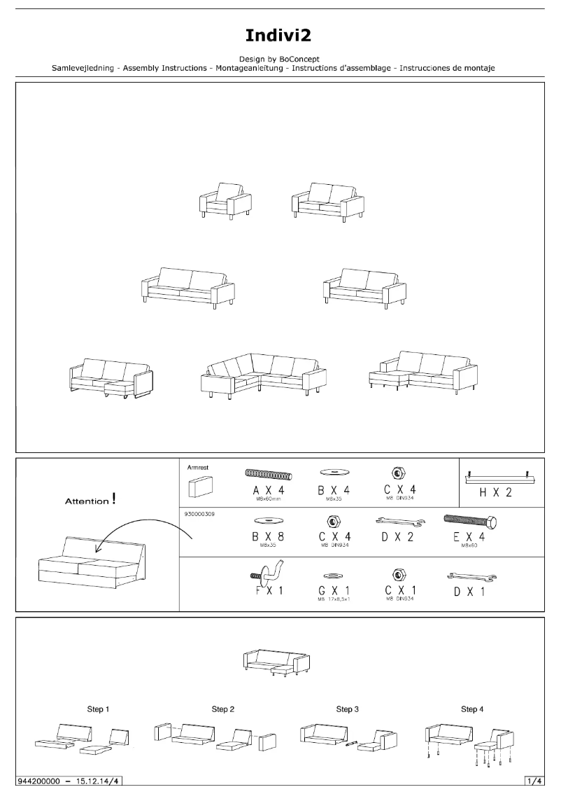 Image de la première page du manuel de l'appareil Indivi2
