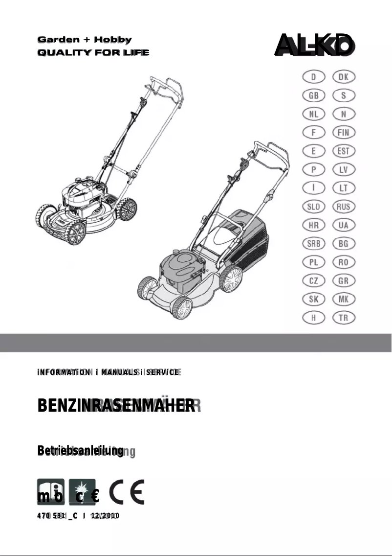 Image de la première page du manuel de l'appareil Silver 470 B Premium