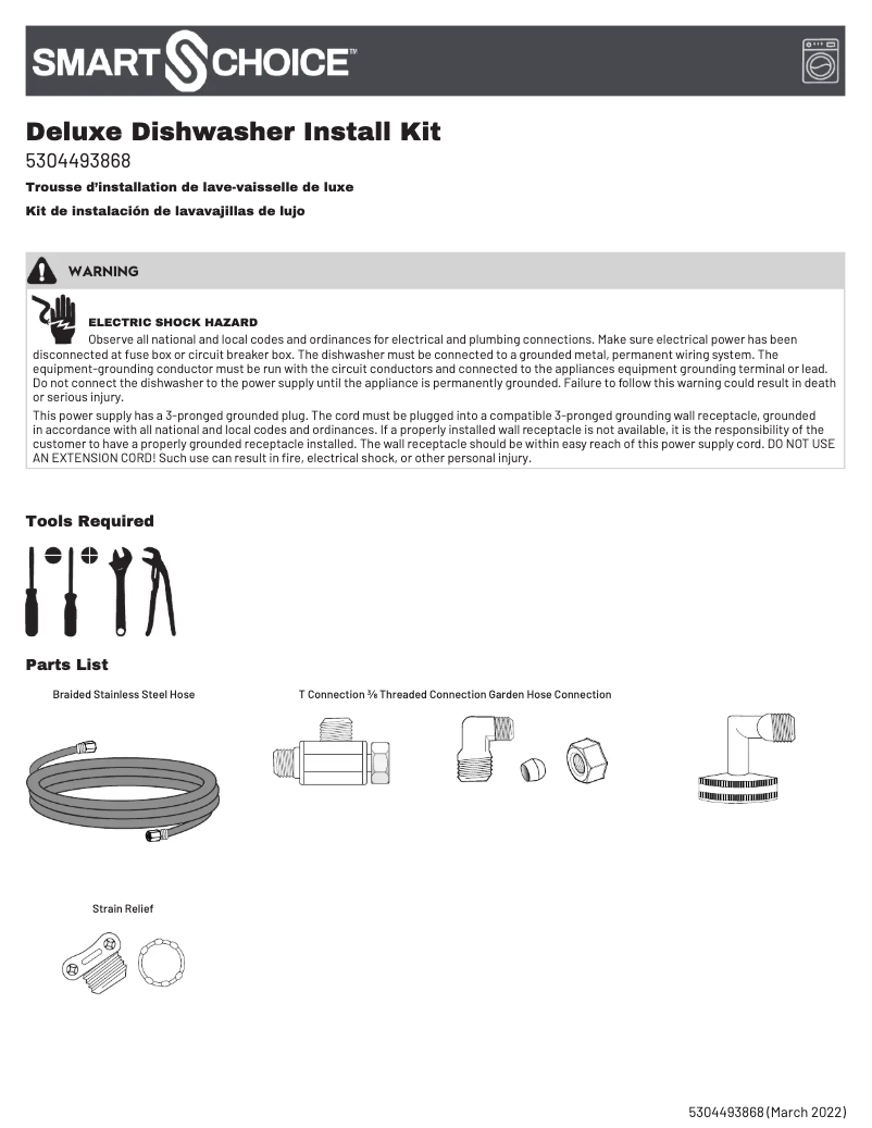 Page n°1 - Manuel utilisateur Frigidaire 5304493868