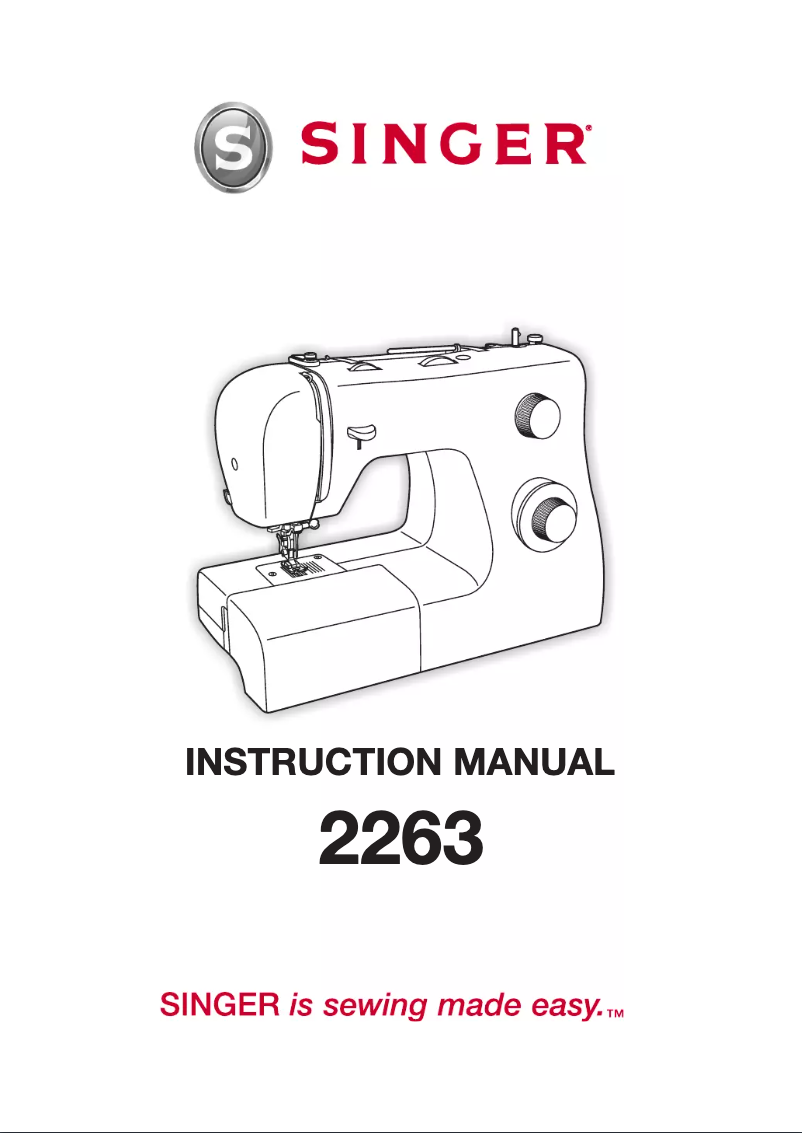 Page n°1 - Manuel utilisateur Singer Tradition 2263