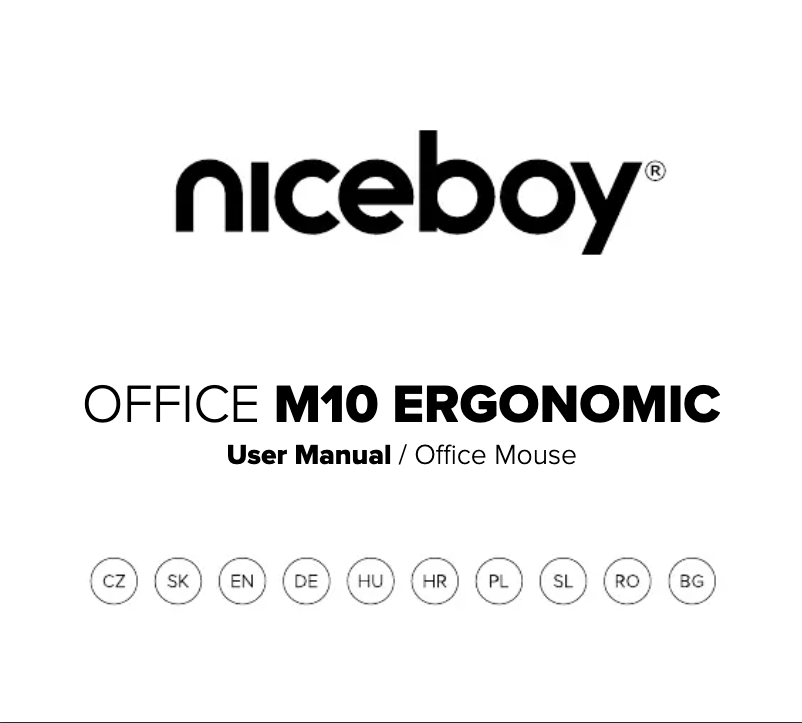 Page 1 de la notice Manuel utilisateur Niceboy OFFICE M10