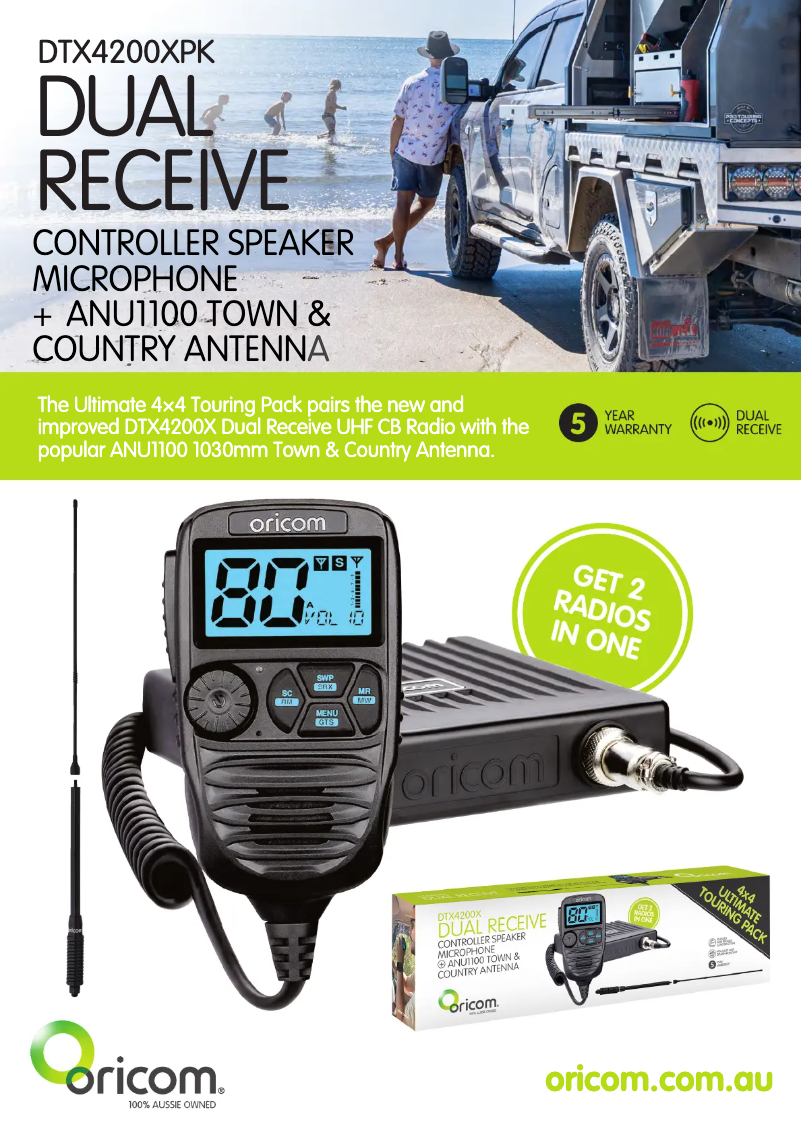 Image de la première page du manuel de l'appareil DTX4200X