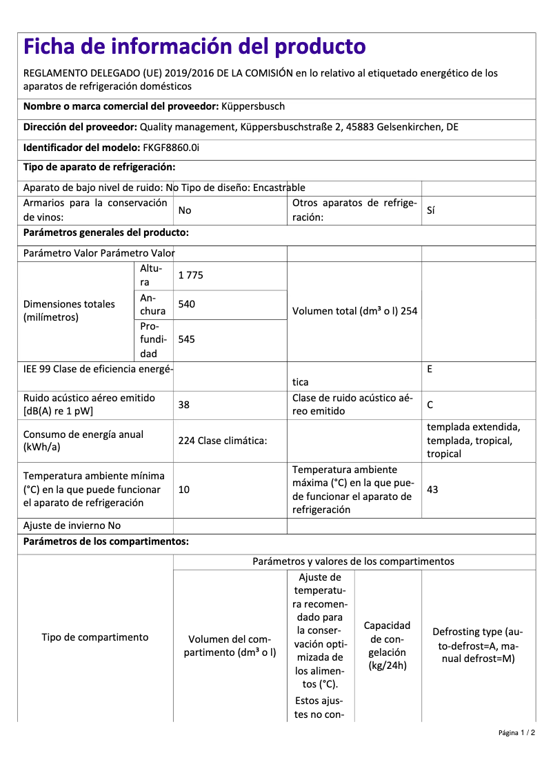 Image de la première page du manuel de l'appareil FKGF8860.0i