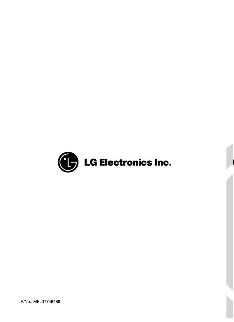 Page 1 de la notice Manuel utilisateur LG WD-10485T