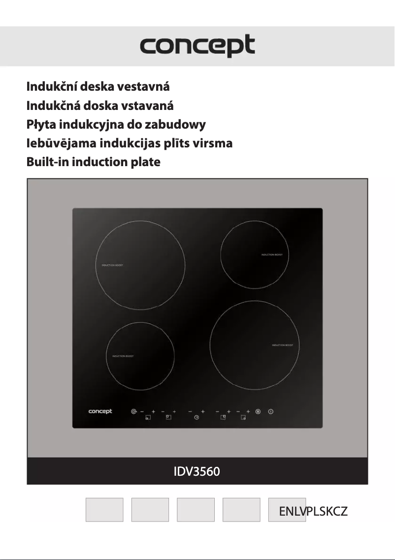 Page 1 de la notice Manuel utilisateur Concept IDV3560