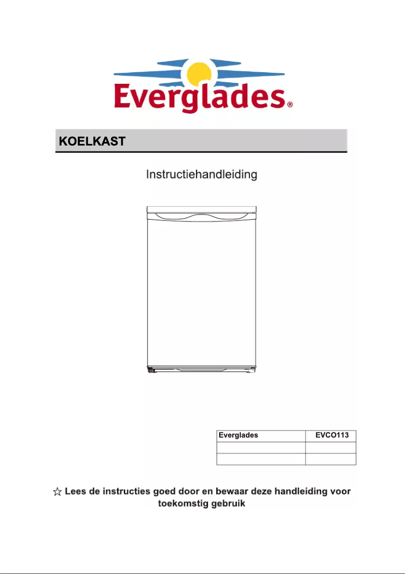 Page 1 de la notice Manuel utilisateur Everglades EVCO113