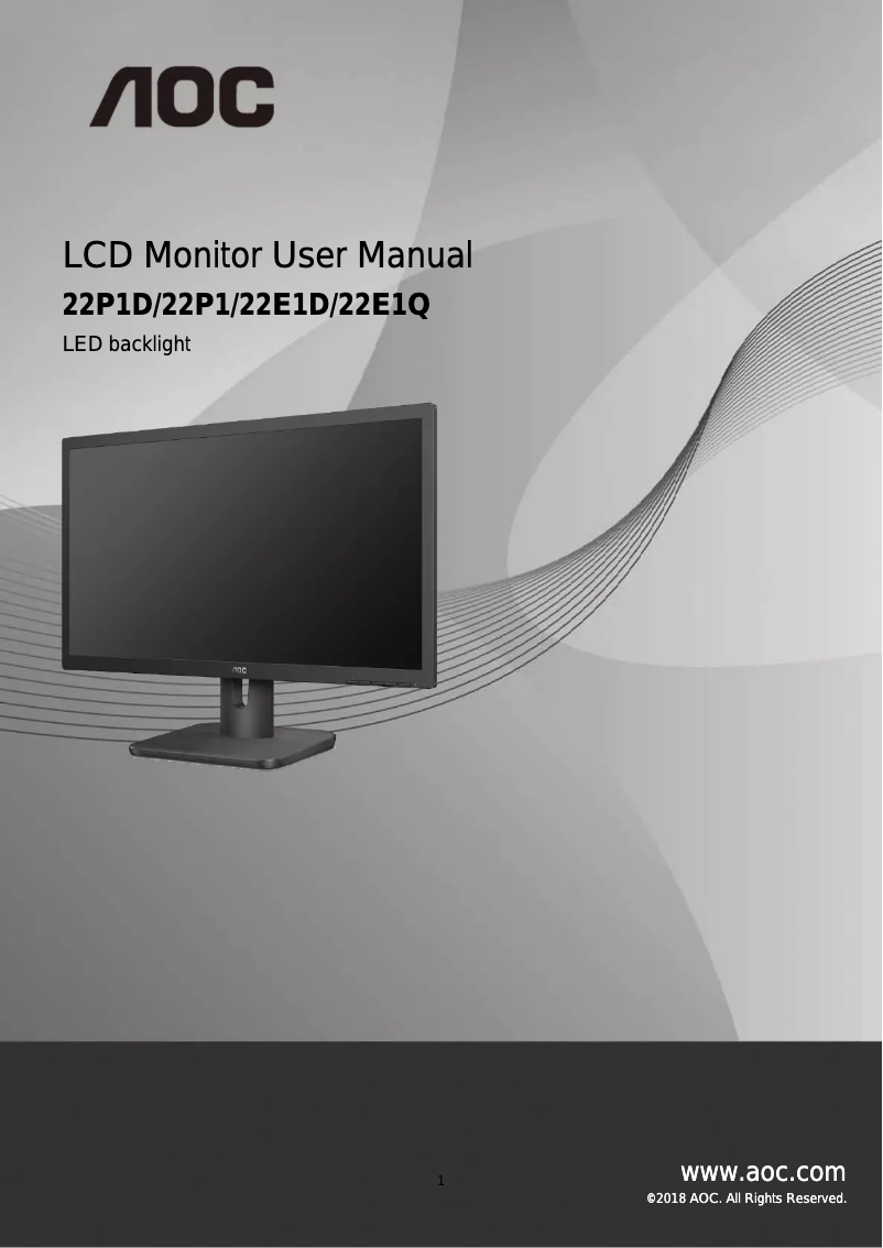Image de la première page du manuel de l'appareil C24G1