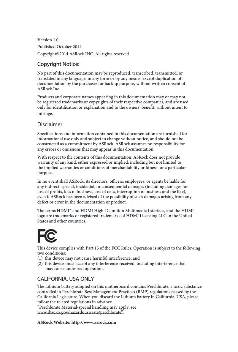 Image de la première page du manuel de l'appareil QC5000-ITX/PH