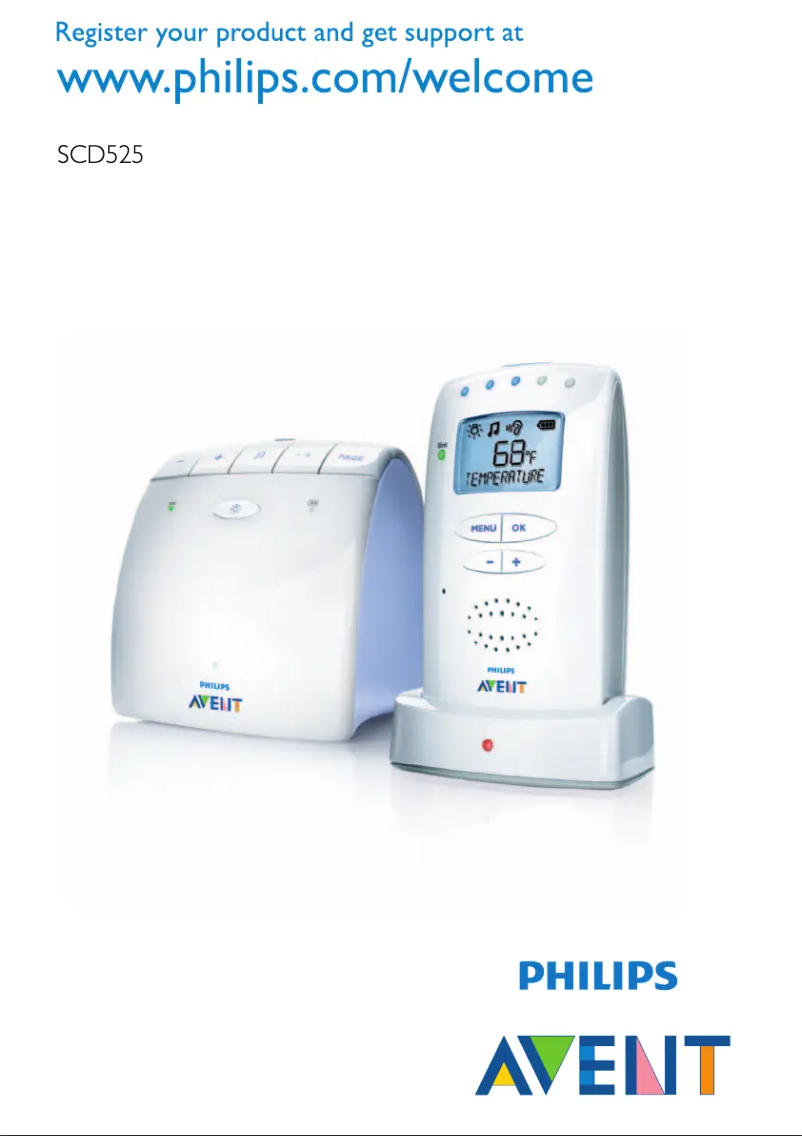 Page 1 de la notice Manuel utilisateur Philips AVENT SCD525