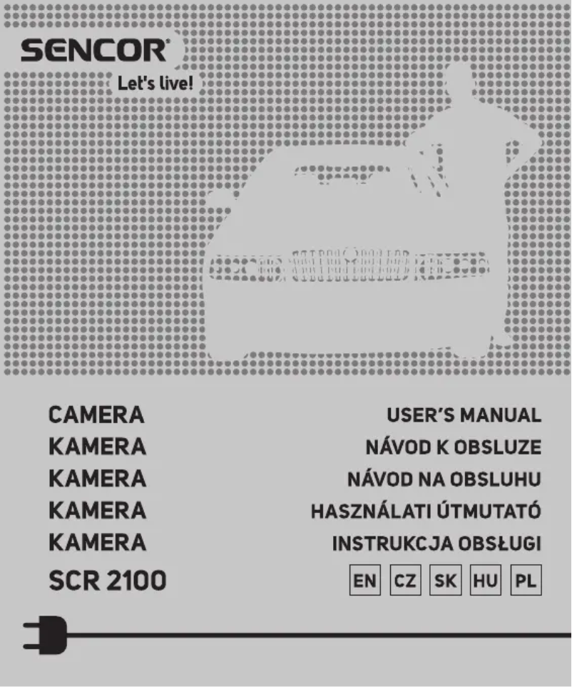 Page 1 de la notice Manuel utilisateur Sencor SCR 2100
