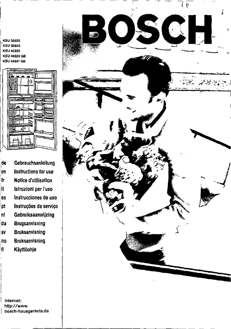 Page 1 of the manual User Manual Bosch KSU40620