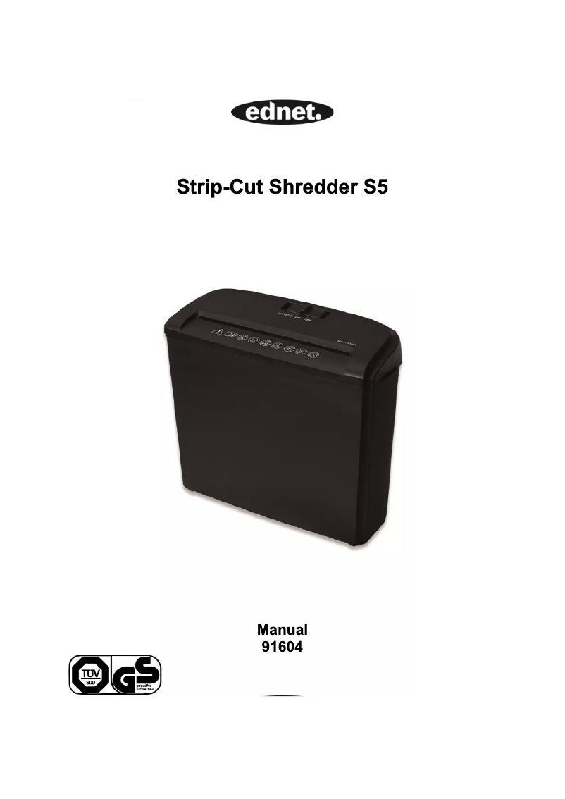 Page 1 de la notice Manuel utilisateur Ednet S5