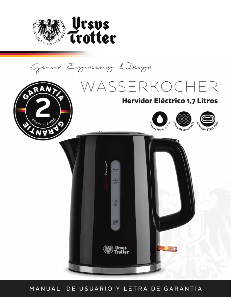 Page 1 de la notice Manuel utilisateur Ursus Trotter UT-MANLY17