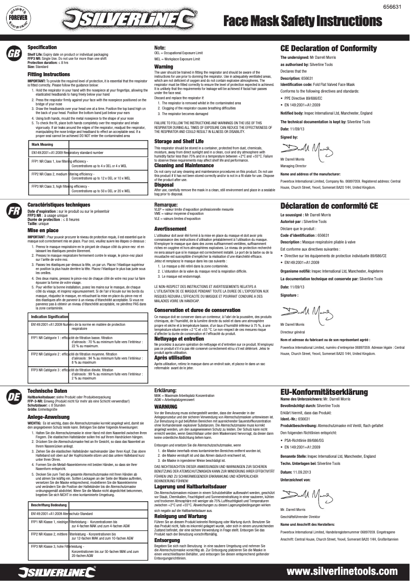 Página 1 del manual Manual de usuario Silverline 656631