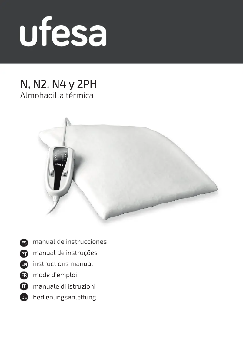 Page 1 de la notice Manuel utilisateur Ufesa Flexy-Heat N2