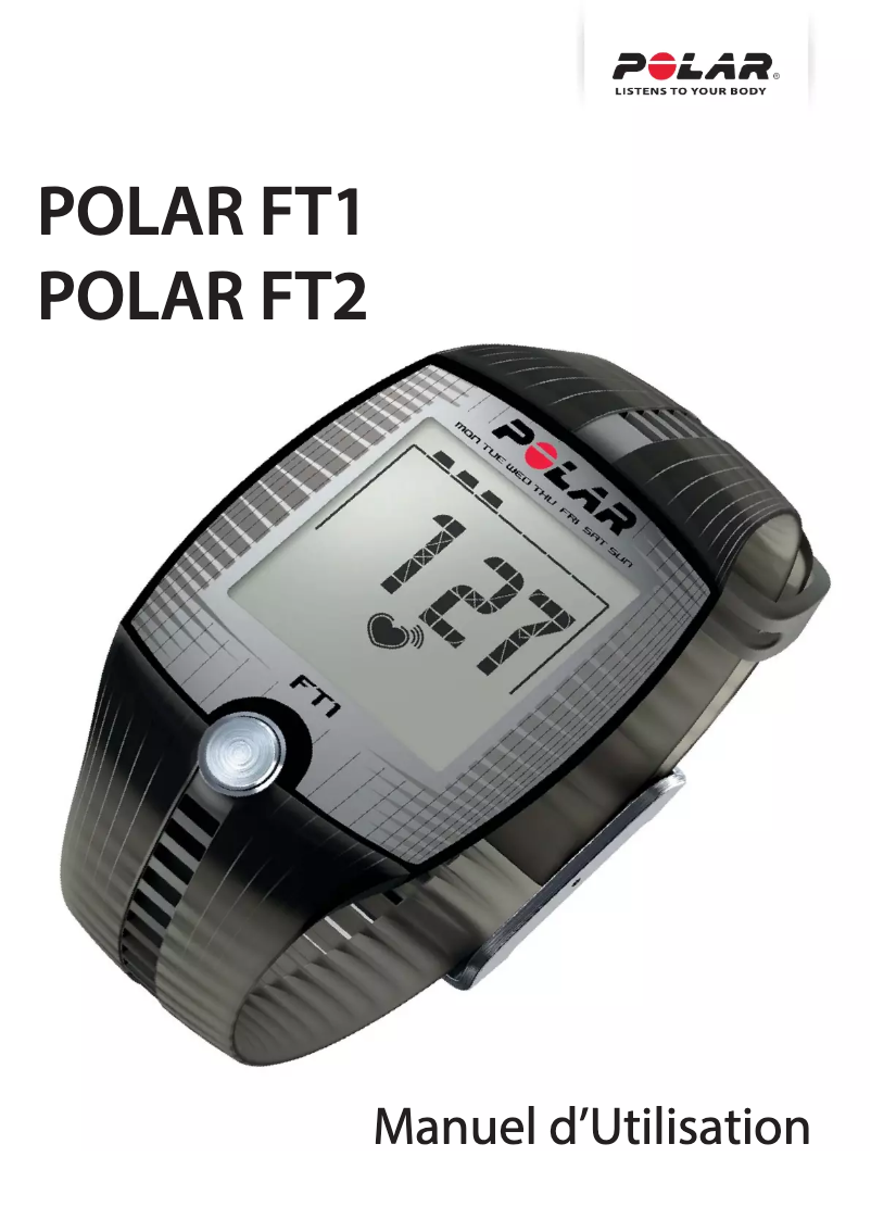 Page n°1 - Manuel utilisateur Polar FT1