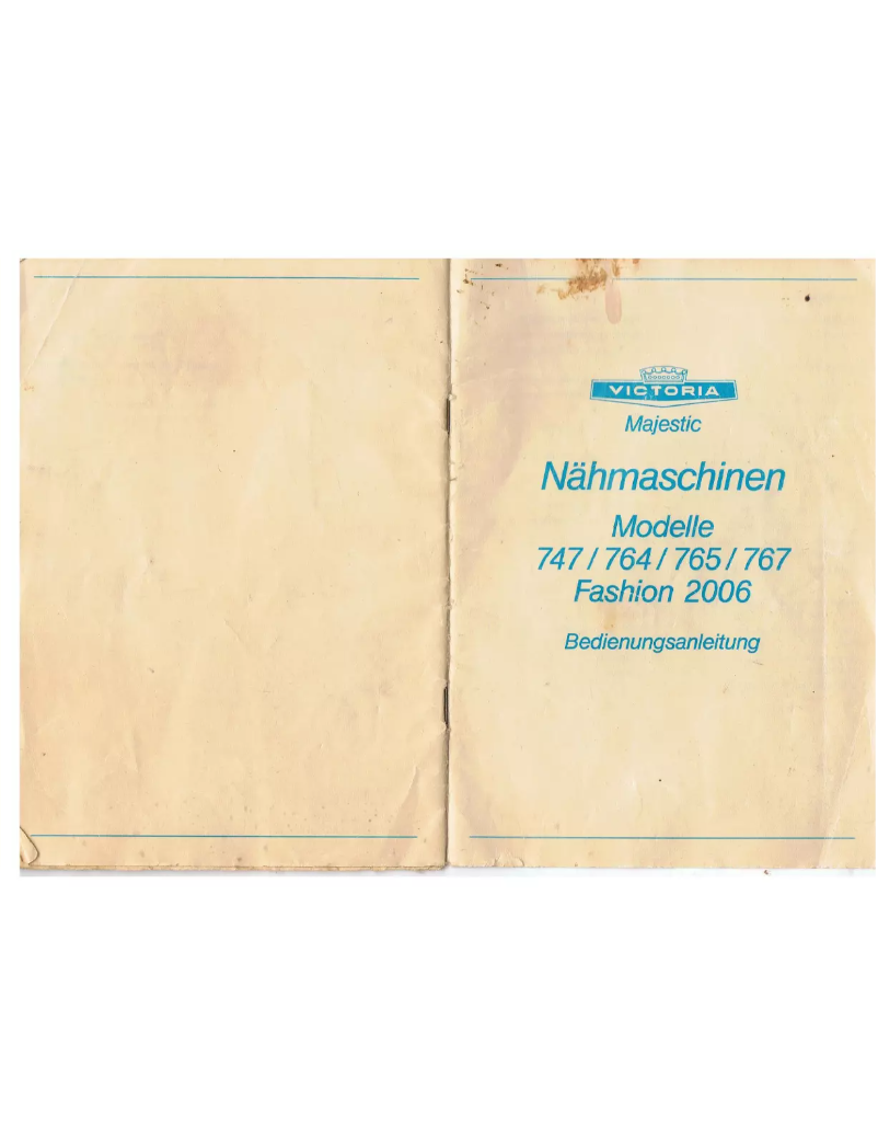 Página 1 del manual Manual de usuario Victoria 767