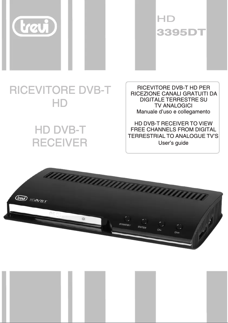 Page 1 de la notice Manuel utilisateur Trevi HD 3395 DT
