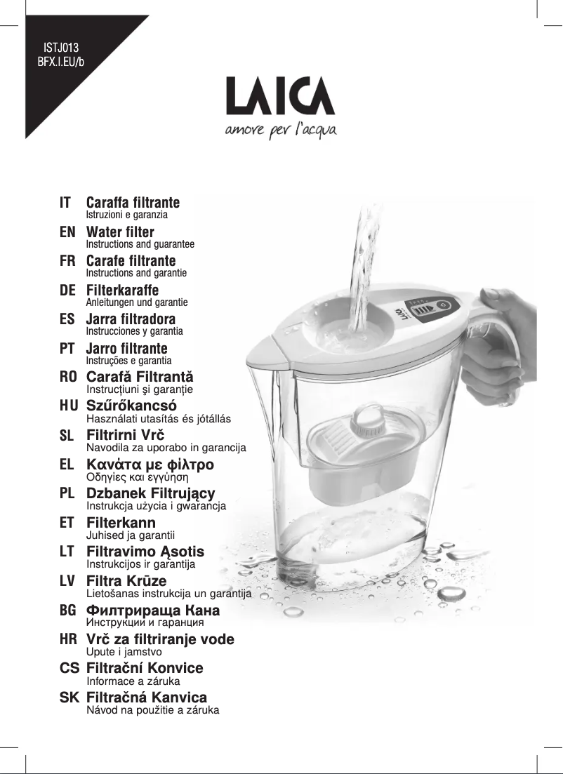 Image de la première page du manuel de l'appareil J35-AB