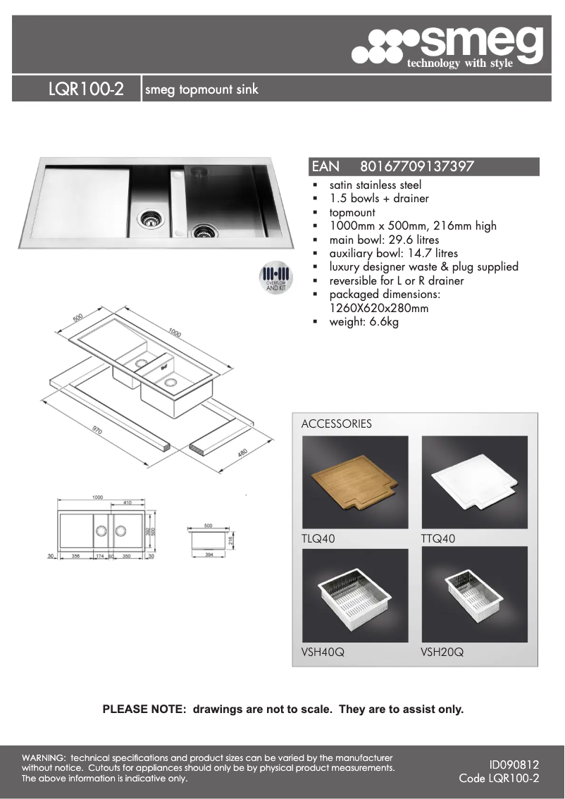 Image de la première page du manuel de l'appareil LQR100-2