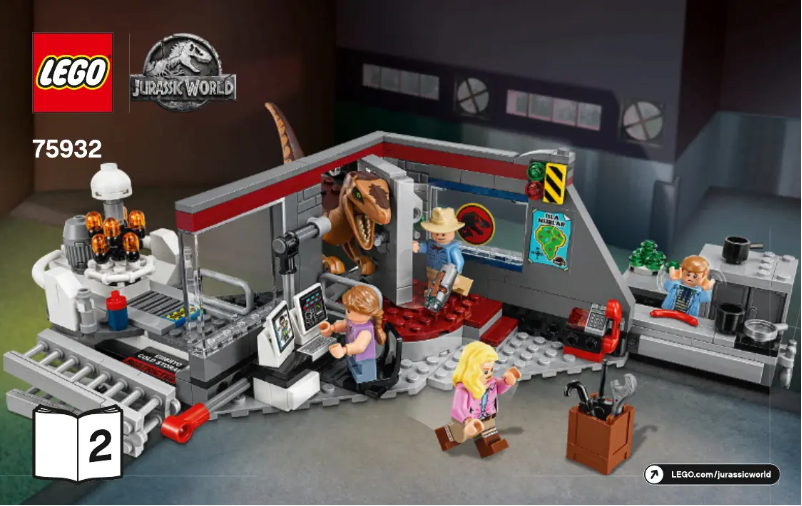 Page 1 de la notice Manuel utilisateur Lego Jurassic World 75932