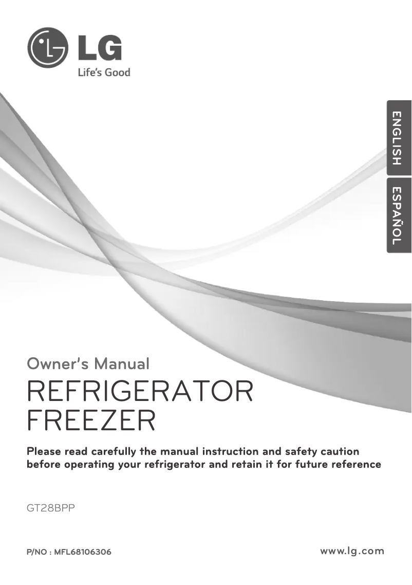 Page n°1 - Manuel utilisateur LG GT28BPP