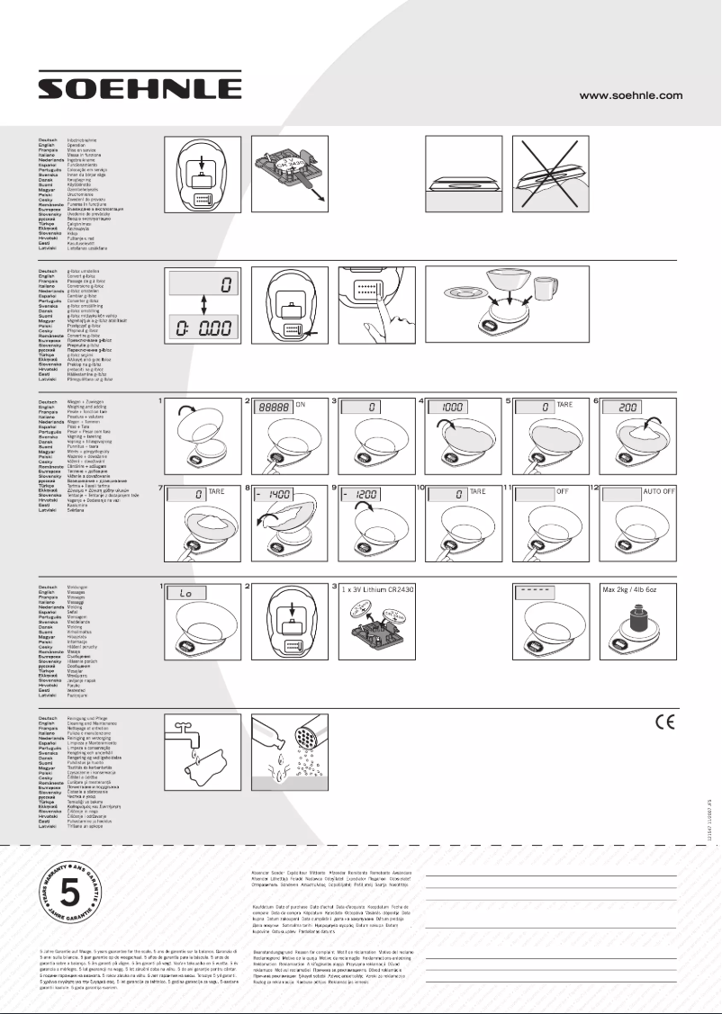 Página 1 del manual Manual de usuario Soehnle Myra plus 67064