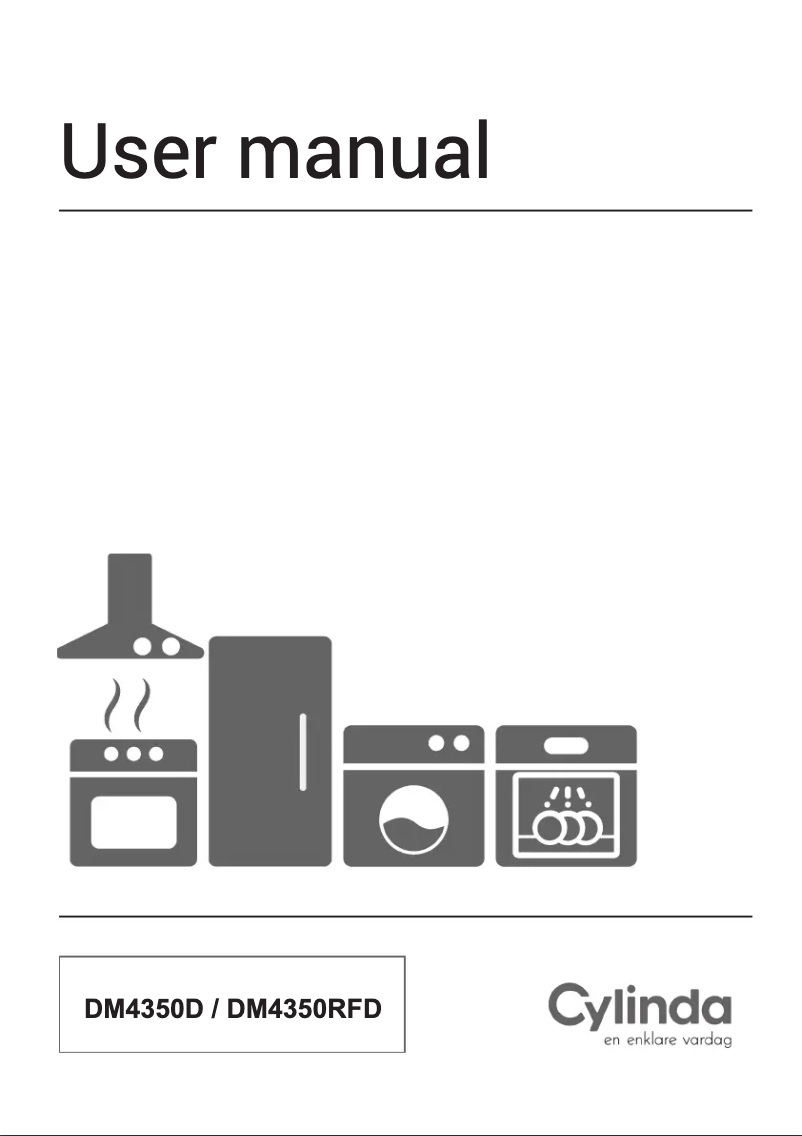 Page 1 de la notice Manuel utilisateur Cylinda DM4350D