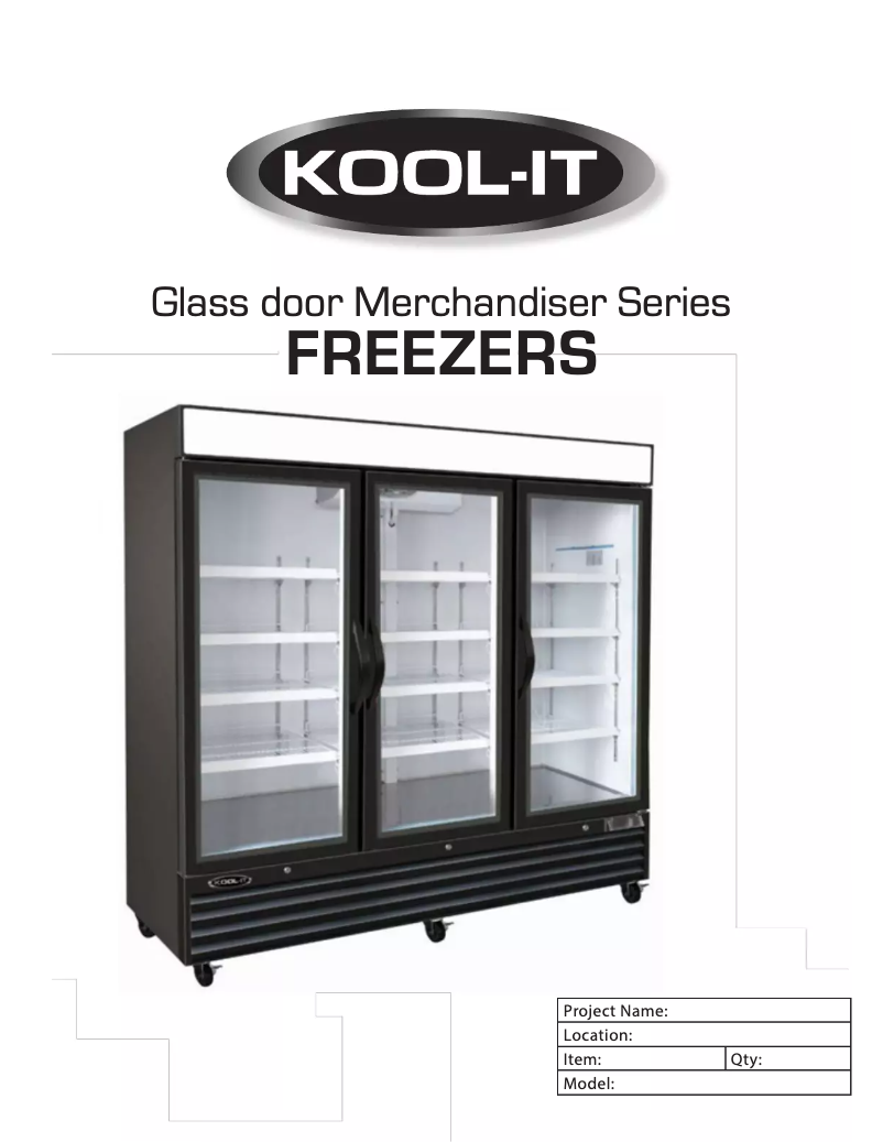 Page 1 de la notice Manuel utilisateur Kool-It KGF-48