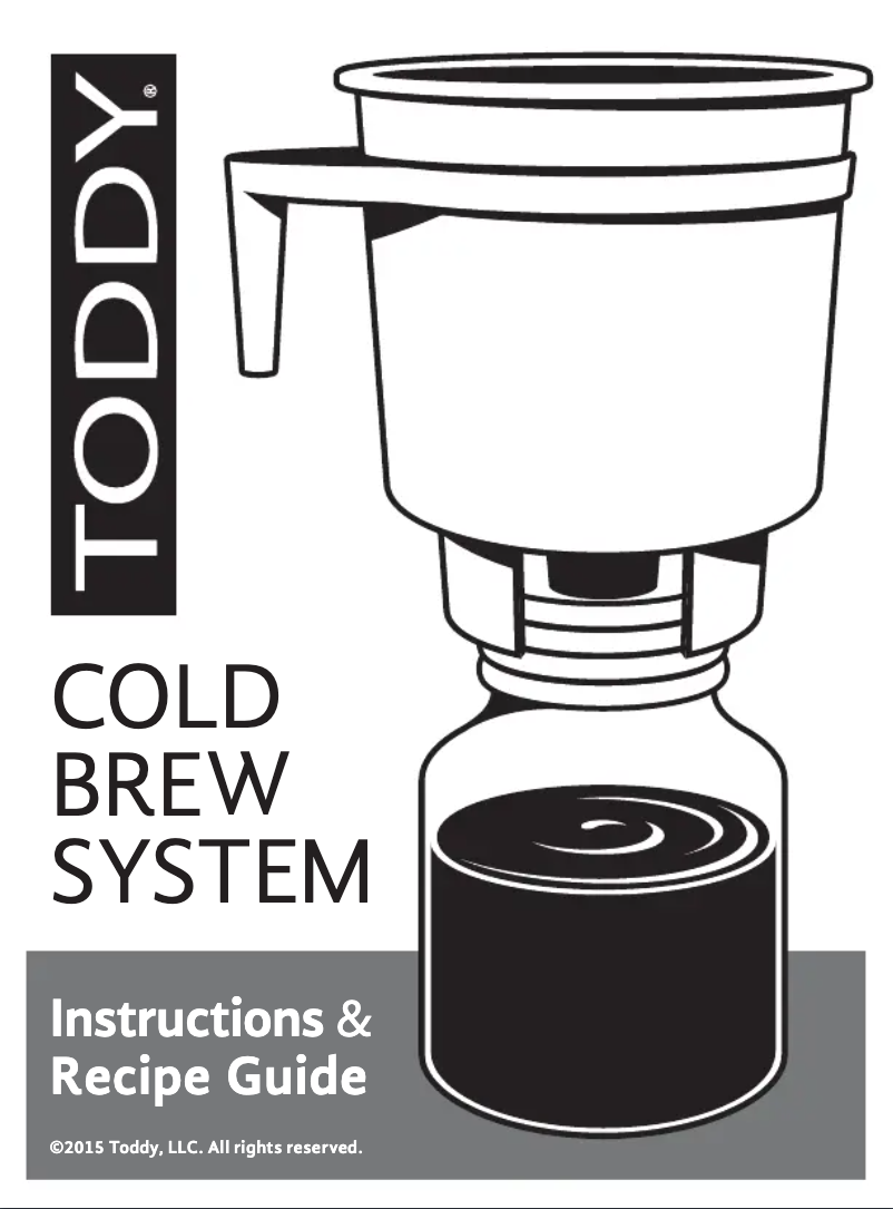 Page 1 de la notice Manuel utilisateur Toddy Cold Brew System