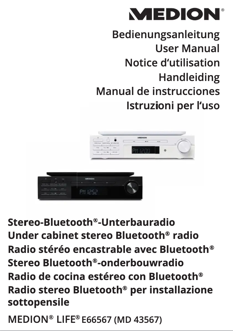 Image de la première page du manuel de l'appareil LIFE E66567 MD 43567