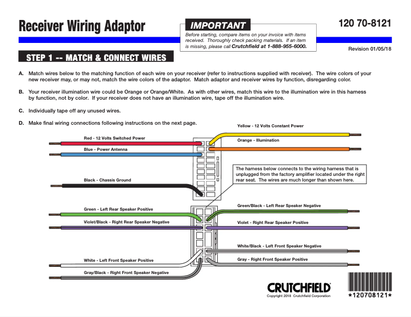 Page n°1 - Manuel utilisateur Metra 70-8121