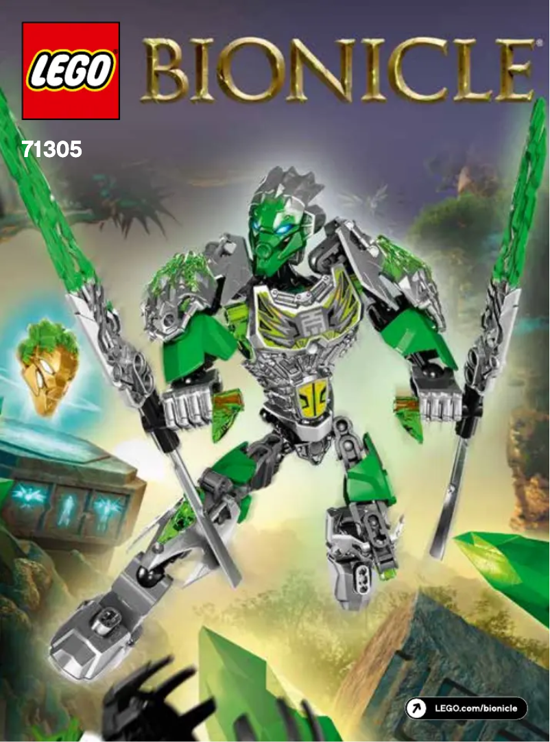 Image de la première page du manuel de l'appareil Bionicle 71305