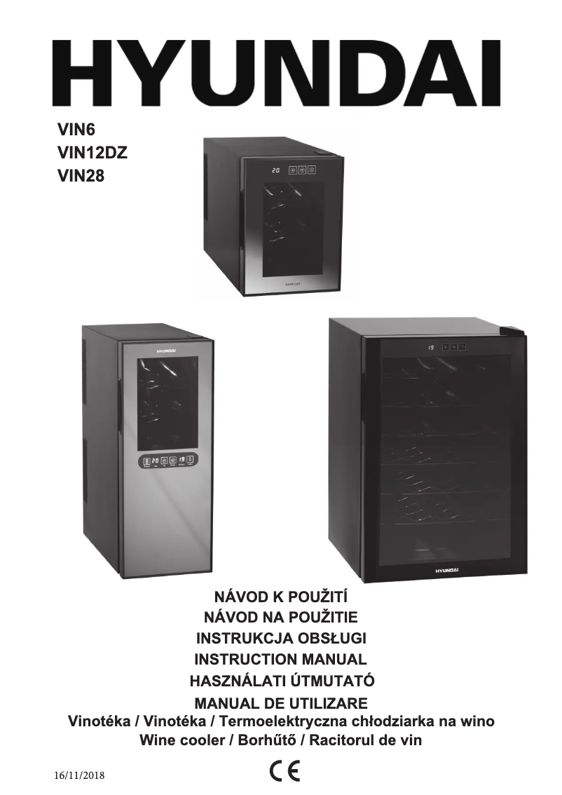 Image de la première page du manuel de l'appareil VIN 12 DZ