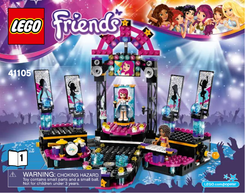 Page 1 de la notice Manuel utilisateur Lego Friends 41105