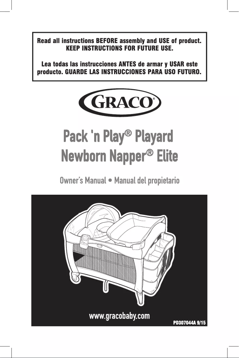 Page 1 de la notice Manuel utilisateur Graco Pack 'n Play Newborn