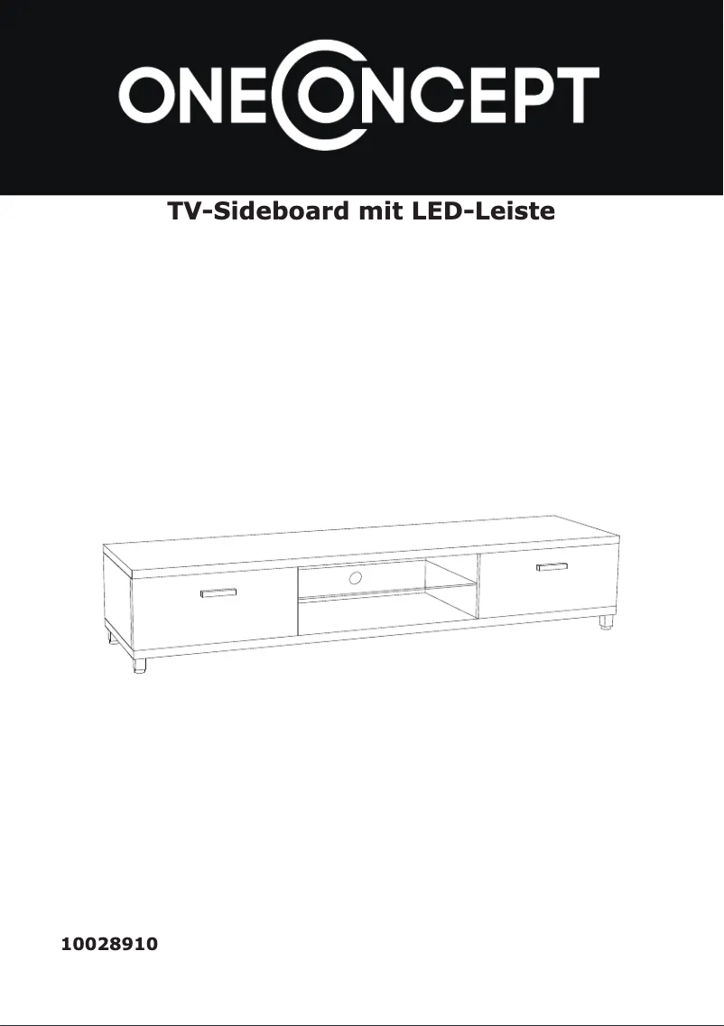 Página 1 del manual Manual de usuario OneConcept Keira Lowboard