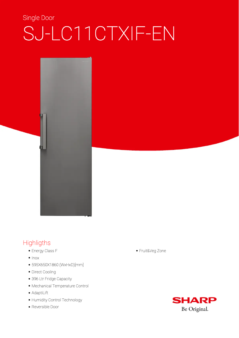 Image de la première page du manuel de l'appareil SJ-LC11CTXIF-EN