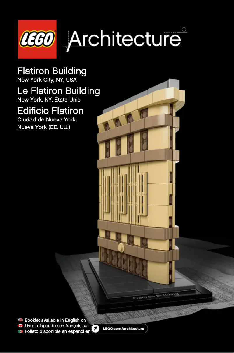 Page n°1 - Manuel utilisateur Lego Flatiron Building 21023