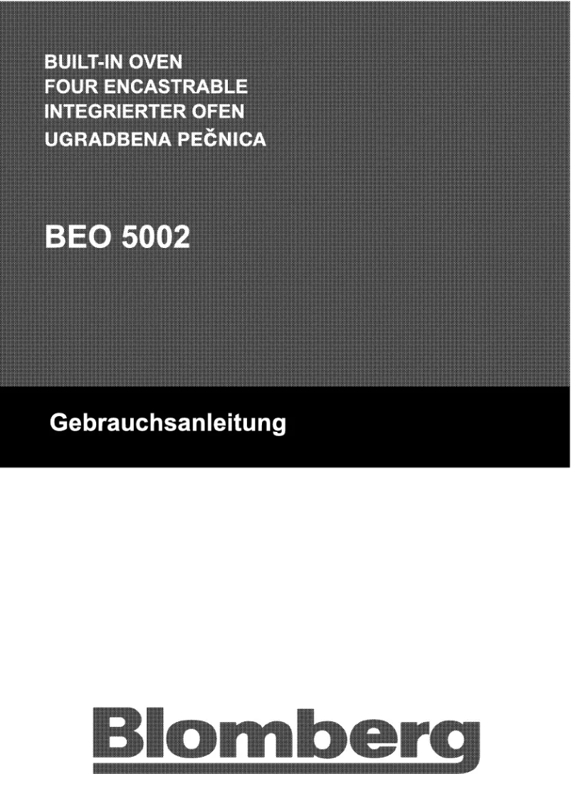 Image de la première page du manuel de l'appareil BEO 5002