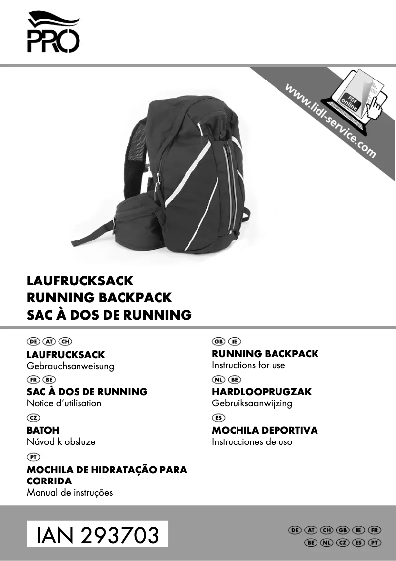 Page n°1 - Manuel utilisateur Crivit LR-4875