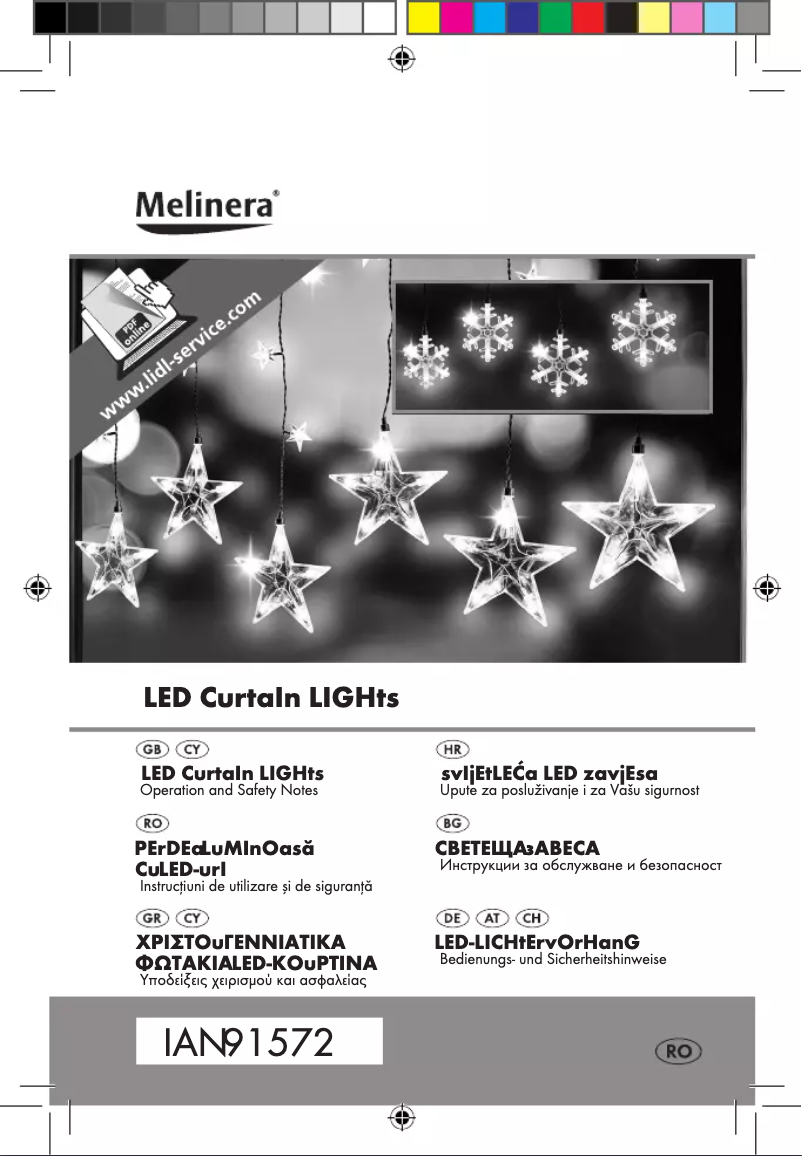 Page 1 de la notice Manuel utilisateur Melinera IAN 91572