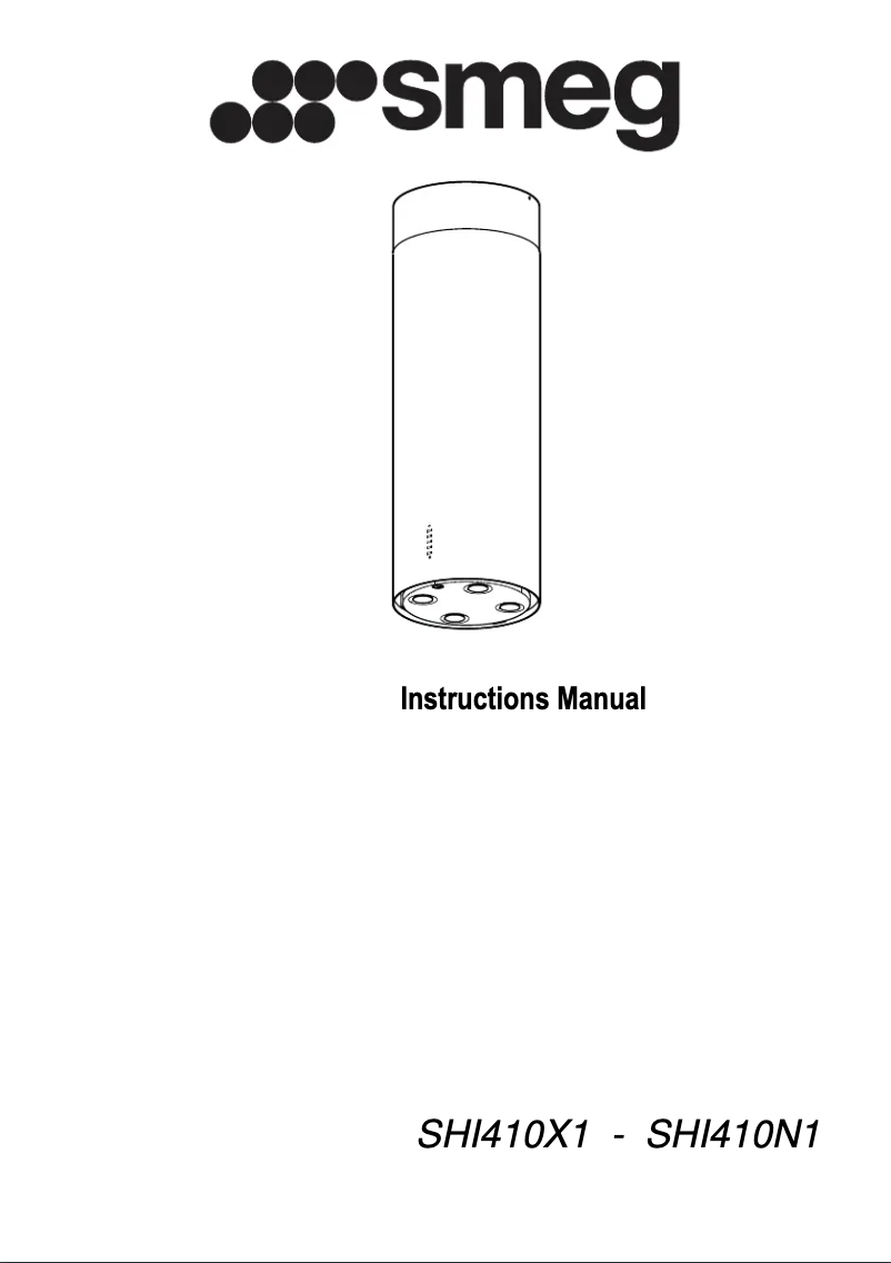 Page n°1 - Manuel utilisateur Smeg SHI410X1